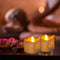 Flameless Candles - Flickering LED Tea Light with Timer for Seasonal & Festival