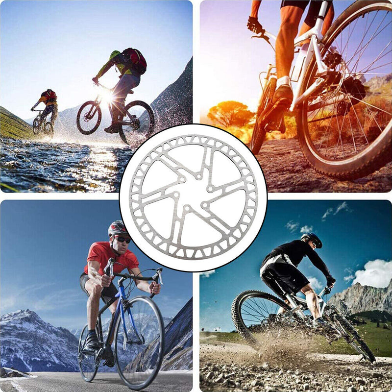 160mm Ultralight MTB Bicycle Disc Brake Pads Rotors with 6 Screws Cycling Parts