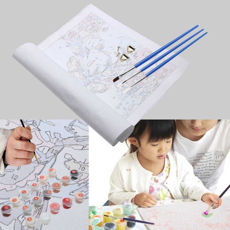 Rural Landscape 40x30cm DIY Paint By Numbers Oil Painting Kits Canvas