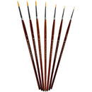 Paint Sable Hair Detail Drawing Acrylic Oil Painting Pen Nail Brushes