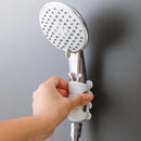 Shower Head Holder - Removable Handheld Showerhead Holder Wall Rack (White)