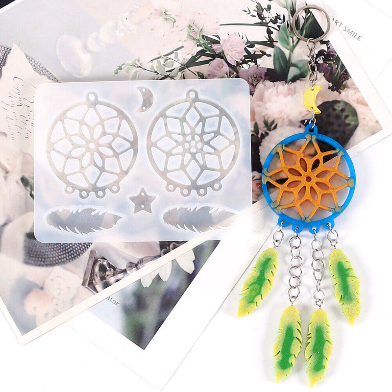 1 Set Dream Catcher Decoration Mold Silicone Mold DIY Handmade Craft Attachments