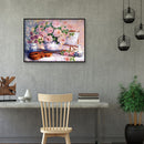5D Diamond Painting DIY Pink Rose Full Drill Round Rhinestone Mosaic Kit Cr