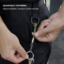 Anti Lost Keychain Lanyard Key Rings Parachute Cord Carabiner (Army Green) Newly