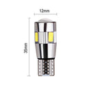 6000K Wedge Signal Bulbs Canbus T10 Parking Lamp Signal Light Car 5W5 LED Bulb