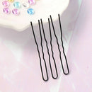 4 Sets Hot Gifts Headwear Alloy U-shaped Waved Hair Pins Hairclips Barrette