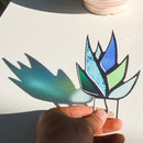 Artificial Agave Potted Plant Ornament Yard Art Home Garden Decor (TYU014D)