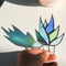 Artificial Agave Potted Plant Ornament Yard Art Home Garden Decor (TYU014D)