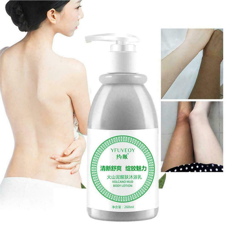 Volcanic Mud Shower Gel Body Wash Fast Whitening Deep Skin Sale Care Hot E9Z5