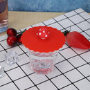 Silicone Stretch Heat-resistant Dust-proof Cup Lids Bowl Cover (Mushroom?) Newly