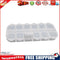 12 Grids Clear Beads Storage Box for Nail Art Manicure Jewelry Display Case