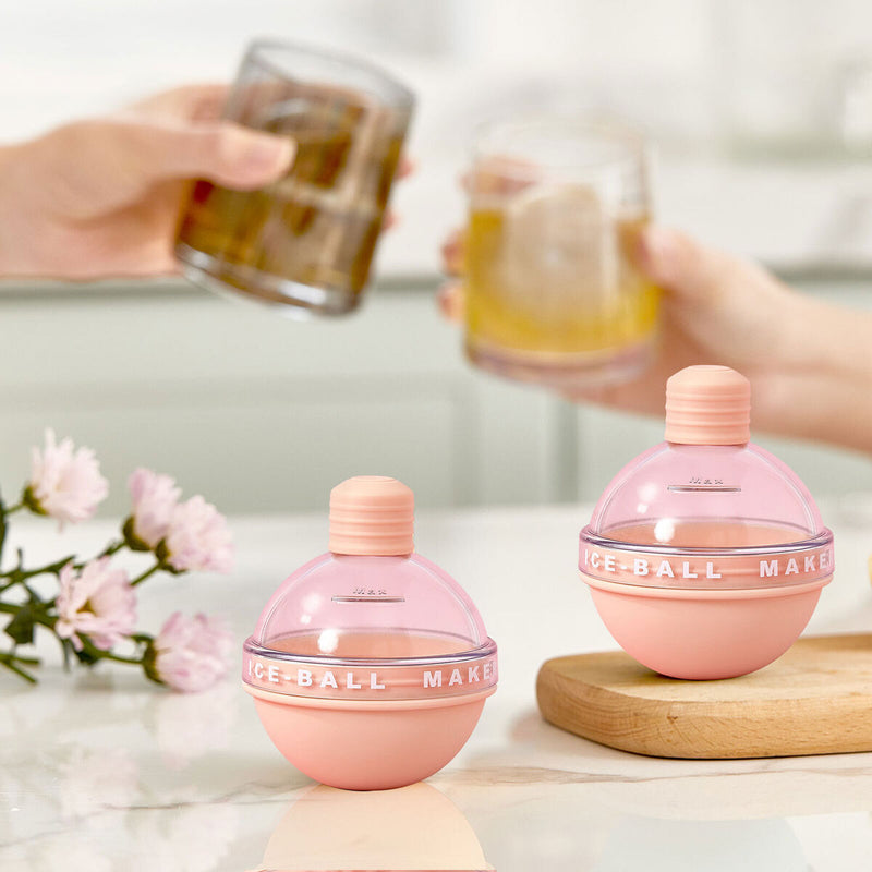 Ice Ball Mold - Creative Light Bulb Sphere Ice Ball Maker Leak Proof & Reusab