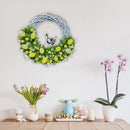 Easter Rabbit Wreath Door Acrylic Bunny Garland Home Decoration (C)