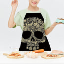 Kitchen Aprons for Women Men Household Baking Linen Dinner Black Tablier