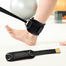 Fitness Ankle Straps D-Ring Foot Support Cuffs Sports Feet Guard (Black) Newly