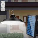 LED Solar Lamp Remote Ceiling Light Outdoor Garden Hanging Decor (A) Newly