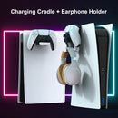 HC-A3725 2-in-1 Controller Charger Dock Station Headphone Holder Kit for PS5