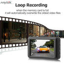 Anytek A98 3.0-Inch 1080P FHD WDR DVR 170-Degree Lens Lens - Matefielduk