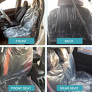 100Pcs Automotive Disposable Plastic Seat Cover General Transparent Seat Cover
