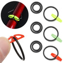 Hooks 3 Rubber Rings Fishing Gear Hook Secure Holder Safe Hanger Lures Holders