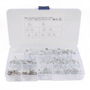 70pcs/set Assorted Double Wire Spring Clamps for Fuel Line Hose Tube 6-18mm