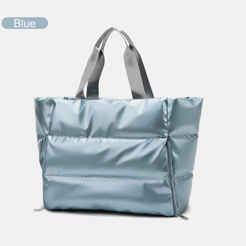 Dry-Wet Separation Yoga Handbag Large Capacity Multifunctional Bag (Blue)