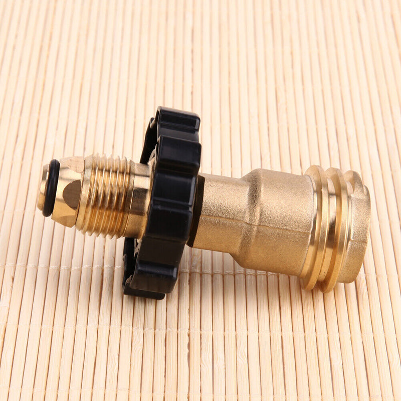 Outdoor Camping Gas Stove Adapter Burner Connection Cylinder Fit Propane POL to QC