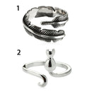 Jewelry Finger Wear Thimble Knitted Ring Crochet Loop Sewing Hook Knitting Loop