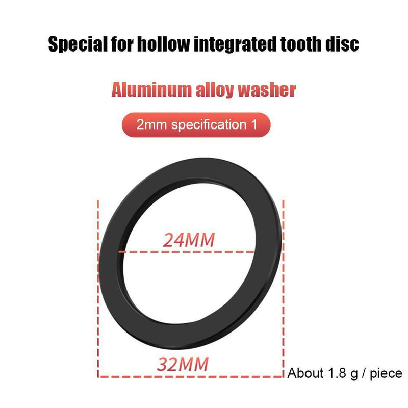 One Piece Bike Crankset Washers Bicycle Crank Set Chain Wheel Spacer (3mm)