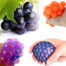 Random Color Cute Autism Kids Mood Anti Stress Grape Squeeze Face Reliever Ball
