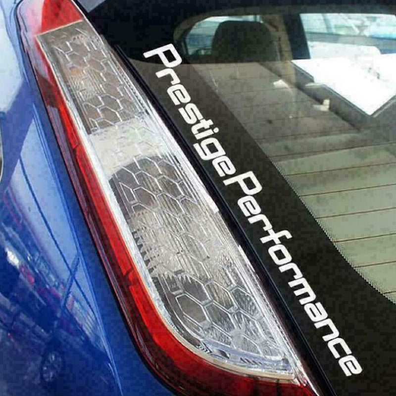Car Prestige Performance Hellaflush Windshield Vinyl Stick SLIVER Car B6J9 U5W1