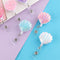 Exhibition Chest Cards Key Ring Lanyards Retractable Shell Shape Badge Holder