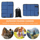 Waterproof Beach Camping Seat Mats Foldable Outdoor Sitting Pad (Blue) Newly