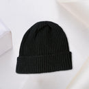 Fashion Knitted Beanie Hat Autumn Winter Men Women Retro Crochet Solid Color