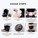 Capsules Coffee Capsule Adapter For Nespresso For Nespresso|Dolce Gusto