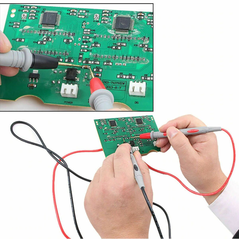 Digital Volt Meter Cable Tester Probe Multimeter Test Leads Tipped Probe