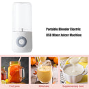 500ml Personal Fruit Blender Mini Food Smoothie Juicer (White 6 Blades) Newly