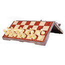 2 in 1 International Chess Checkers Set, Classic Magnetic Chess Pieces Board