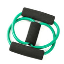 8 Word Rubber Yoga Fitness Chest Expander Rope Workout Equipment (Green) Newly