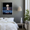 DIY Digital Picture Sea Moon Frameless Oil Painting By Number Acrylic Handi