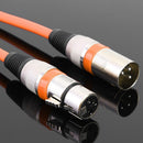 5.9ft DMX Stage DJ Cable  XLR 3Pin Male to Female Connector Wire (Orange) Newly