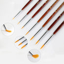 Paint Sable Hair Detail Drawing Acrylic Oil Painting Pen Nail Brushes