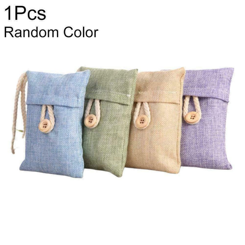Air Purifying Bag Purifier Nature Fresh Charcoal Bamboo Freshener Non-Toxic K9O3