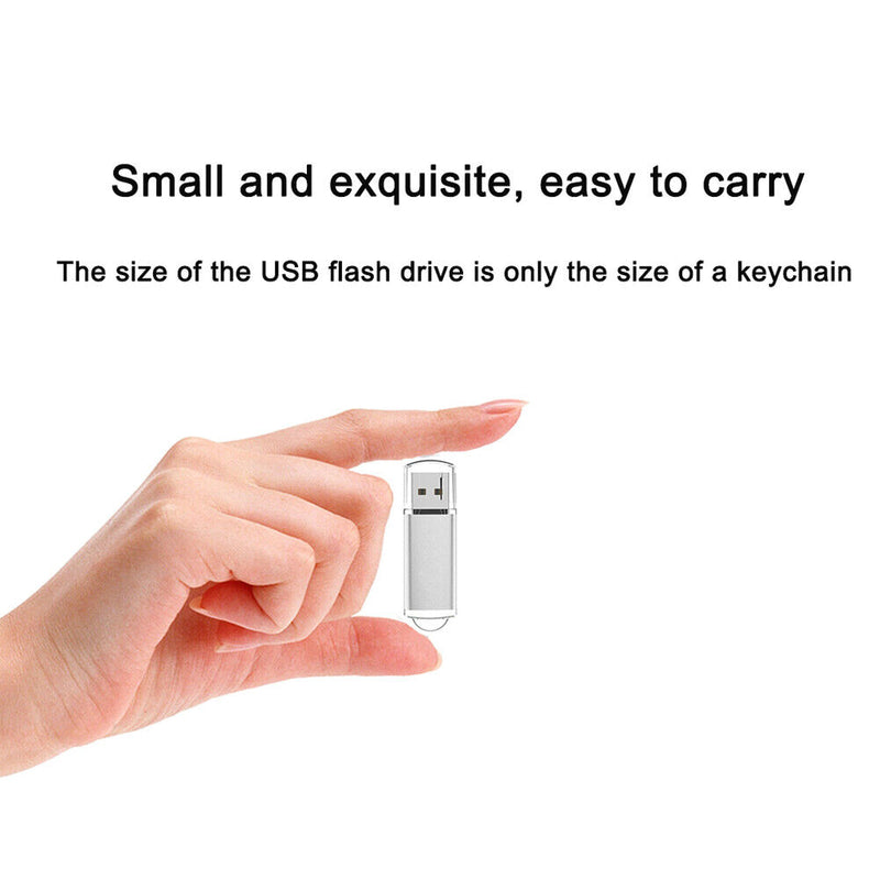 CW10029 High Speed USB Thumb Drive Clear Cap Zinc Alloy USB 2.0 Pen Jump Drive