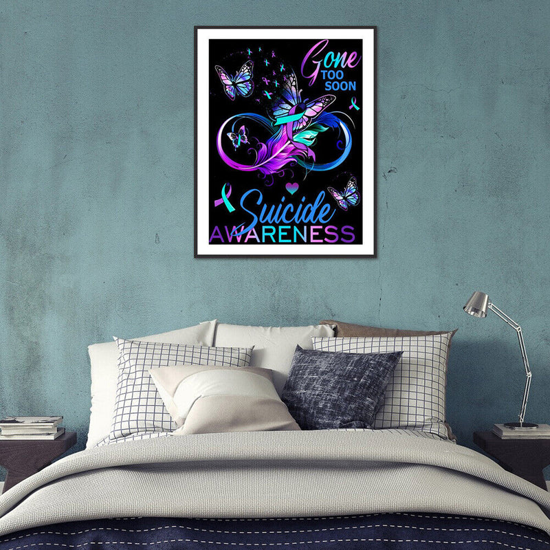 Butterfly Calligraphy and Painting Diamond Painting