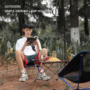 Outdoor Light Pole Ground Holder 120cm Lamp Pole Hanger Camping Equipment Newly