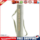 Yoga Mat Shoulder Carrier Bag Exercise Pilates Pad Storage Backpack (Green)