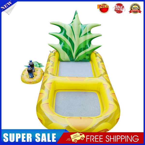 Inflatable Swimming Pool Floating Row Air Summer Water Float (Pineapple)