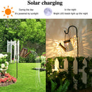 LED Shower Solar Light String Waterproof Yard Art Light (With Support B) Newly