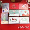Gifts Postcard Xmas Party Decor Postcard Gift Cards Blessing Greeting Cards